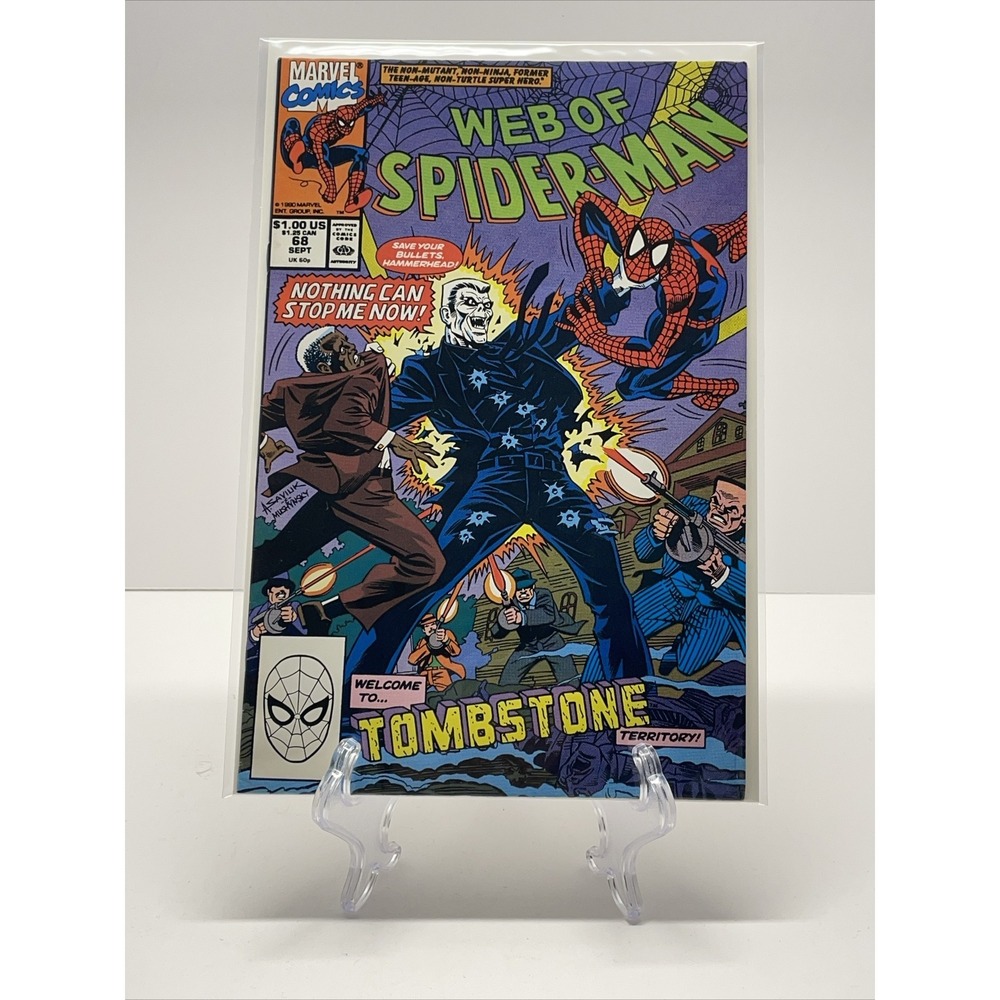 Web of Spider-Man (1985-1995) #68 Marvel Comics Direct Edition Sept 1990)